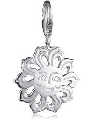 VINANI brand Germany 925 Sterling Silver Charm Pendant Sun matte/shiny HSON