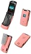 PINK RUBBERIZED PROGUARD HARD CASE COVER (With Optional Detachable Belt Clip) for MOTOROLA V3XX MOTORAZR (Retail Packaging)