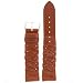 Genuine Leather Braided Honey Brown Watch Band 20mm