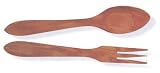Olive Wood Salad Server Set, 9.75