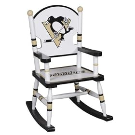 National Hockey Leaguetm Pittsburgh Penguins Rocking Chair by Guidecraft