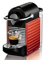                     						Nespresso C60 Pixie Electric Persimmon Red Automatic Espresso Machine