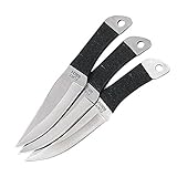 Sure Throw, 6.50 in. Cord Wrapped Handle, Set of 3, w/Sheath