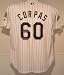 Manny Corpas Autographed/Hand Signed Colorado Rockies Baseball Jersey with Rocktober Inscription