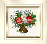 クロスステッチ図案　エレン「EMS029 Roses and Daisies」