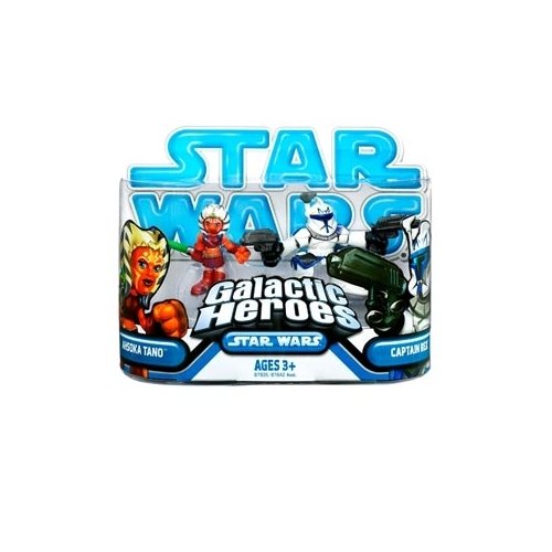 Star Wars Galactic Heroes Mini Figure 2-Pack Ahsoka Tano and Captain Rex
