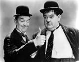 Laurel and Hardy - Black and White Photograph 30cm x 25cm.