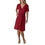 Mossimo® Womens Multi wear Twist and Wrap Dress Carmen Red 41co%2B81 OPL. SL160 Mossimo® Womens Multi wear Twist and Wrap Dress Carmen Red