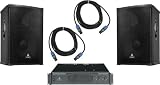 Behringer B1520 / EP4000 Speaker & Amp Package