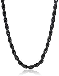 Stainless Steel 050 Rope Chain Plated Necklace