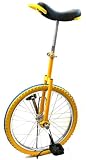 XtremepowerUS 20 Unicycle -Yellow W/Stand