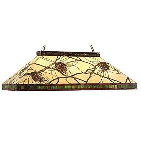 LAMPS BEAUTIFUL Tiffany Lamps, Pinecones Billiards Pool Table Island Light by Meyda... by Meyda