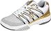 K-Swiss Women's Bigshot Tennis Shoe,White/Black/Gold,9.5 M