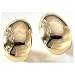 Monet Oval Button Clip Earrings