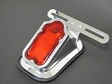 Chrome Aftermarket Tombstone Tail Light for Harley Chopper Bobber Custom Chopper