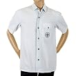 Stone Island sky blue short sleeve shirt