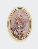 Gold Plated Religious Lapel Pin - Saint Michael