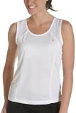 Champion Women's Double Dry Texture Tank, White, Small