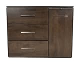 Offspring York 3 Drawer Change Chest, Cocoa