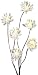 Gerson Everlasting Glow 31-Inch Battery Operated Acrylic Chrysanthemum, Clear