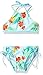 Hobie Girls' Tropical Locals Set Swim High Neck and Adjustable Hipster Bikini