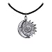 black-leather-adjustable-pewter-sun-moon-necklace