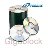500pcs ProDisc CD-R 52X Silver Clear Coat Top Thermal Blank Media