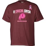 Reebok Washington Redskins Breast Cancer Awareness The Crucial Catch T-Shirt Small