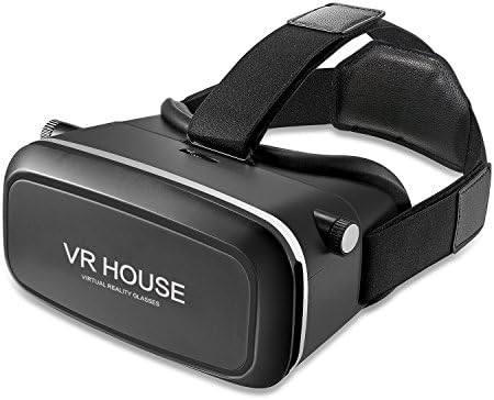 Virtual Reality Headset 3D VR Glasses Headset BOX with Adjustable Strap Compatible with 4.7~6 Inch Smartphones for 3D Movies and Games