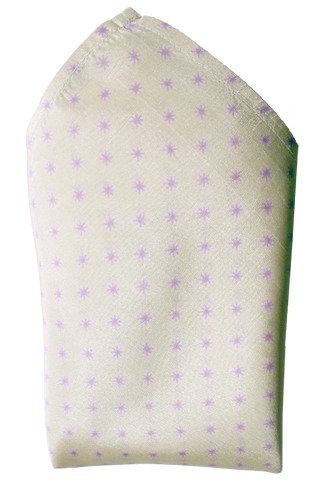 Discount Alabaster Sparkle Silk Handkerchief