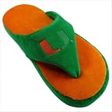 Miami Hurricanes UM NCAA Comfy Flip Flop Slipper 2Xlarge