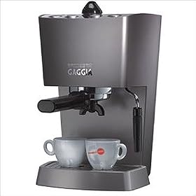 Gaggia 102533 Espresso-Dose Semi-Automatic Espresso Machine, Warm Silver
