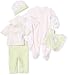 Kyle & Deena Baby-Girls Newborn Beautiful Butterfly Layette Sleepwear Set, Pink, 0-3