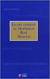 Revue Litec  / Etudes offertes au professeur René Hostiou