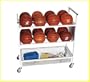 16 Basketball Double Wide Ball Cart