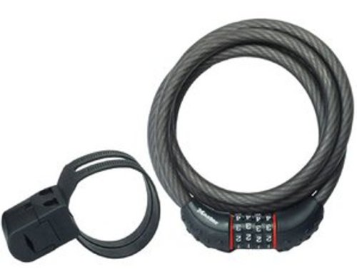 Master Lock 8122D 6-Foot-by-1/2-Inch Combination Cable Lock