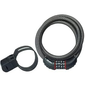 Master Lock 8122D Combination Cable Lock, 6-Foot x 1/2-Inch