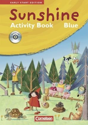Cornelsen Verlag Sunshine - Early Start Edition: Band 1/2: 1./2. Schuljahr - J&Uuml;L-Ausgabe - Activity Book - BLUE mit Lieder-/Text-CD (Kurzfassung)