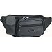 bum Bag Leather Black Lorenz, Phone Holder