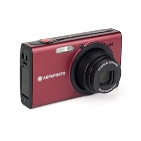 AGFAPHOTO Optima 147 RD 14.1 MP Digital Camera with 7 x Optical Zoom (Red)