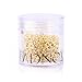 BEADNOVA 3mm Gold Plated Open Jump Rings with Plastic Acrylic Jar Container for Jewelry Making (1000pcs)