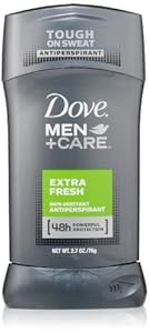 Dove Men + Care Antiperspirant, 2.7 Ounce, Twin Pack