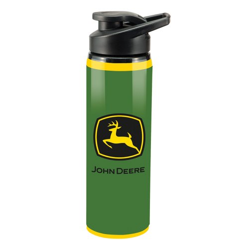 Vandor 28010 John Deere 24 oz Stainless Steel Water Bottle, Green and Yellow