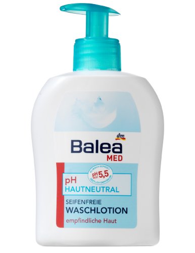 Balea Med pH-hautneutral Waschlotion Spender, 3er Pack (3 x 300 ml)