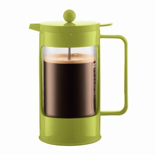 Buy BODUM Bean French Press 8 Cup Coffee Maker, Double Wall, Green, 1.0 l, 34Ounce Review