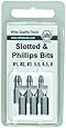 Wiha 71056 Slotted and Phillips Insert Bit, 6-Pack