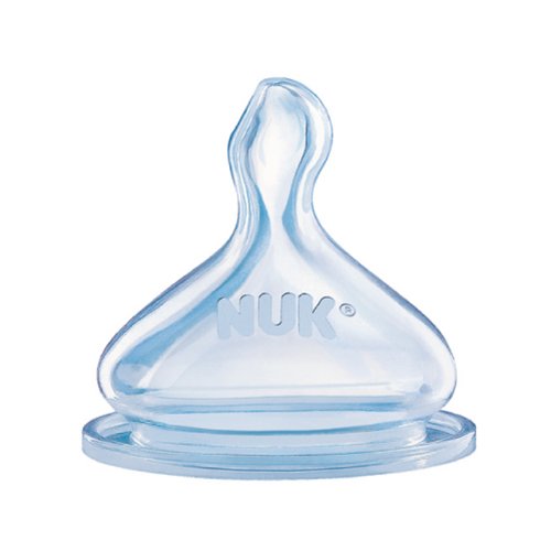 NUK プレミアムチョイス・替えニップルS シリコーン 丸穴 ミルク用 FDNK0110102