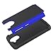 HTC Desire 526 Case, LK [Shock Absorption] Drop Protection Hybrid Dual Layer Armor Defender Protective Case Cover for HTC Desire 526 (Blue)