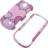 Rhinestones Protector Case for Samsung Intercept M910, Cloud Hearts Full Di ....
