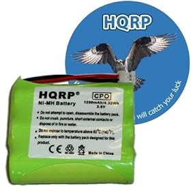 Click here to buy HQRP Cordless Phone Battery compatible with General Electric GE 5-2548 52548 Replacement plus Coaster.